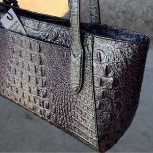 NWT Brahmin Purple Glitter Tonya Shoulder bag FIRM SALE